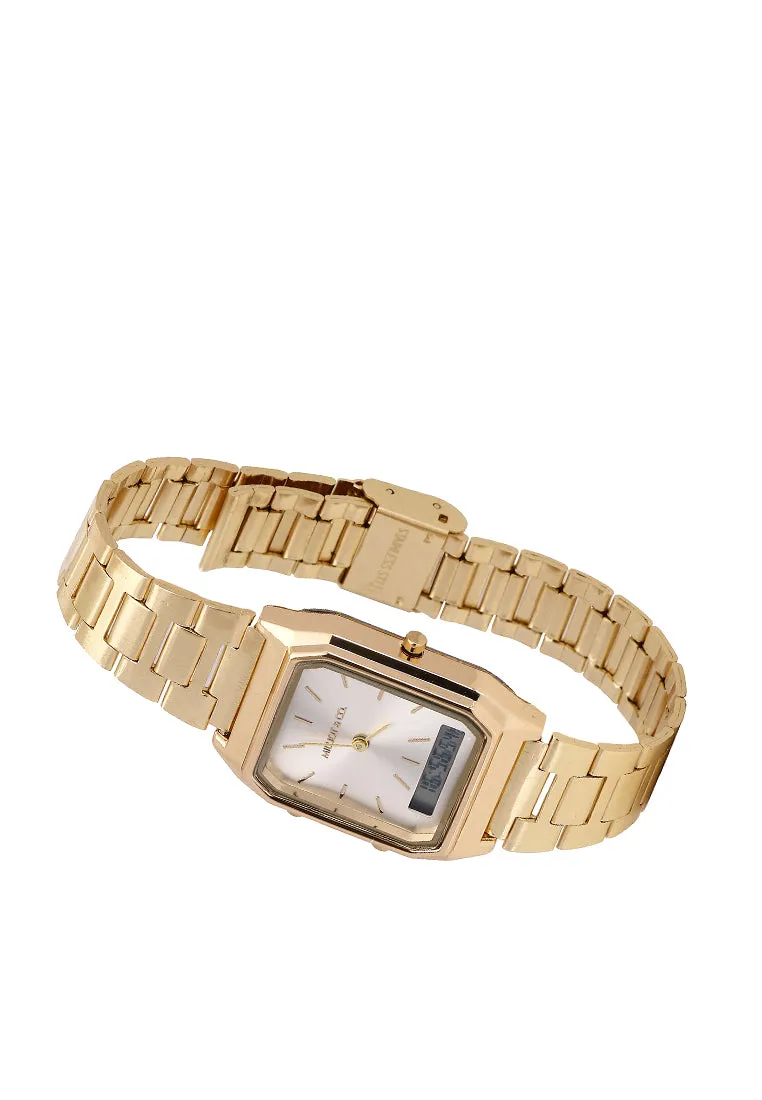 Joel Gold Stainless Steel Analog Watches (Gold)