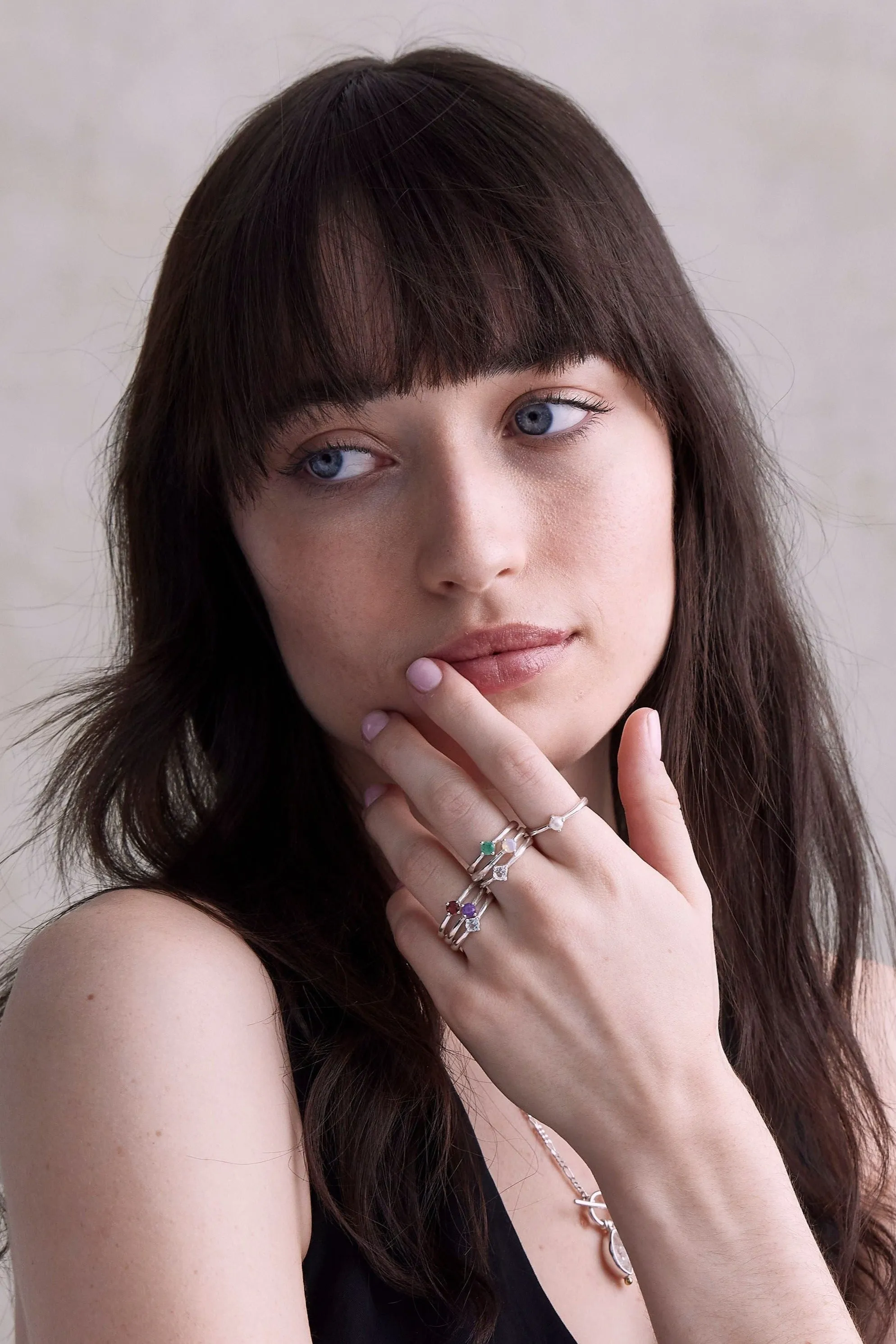 June Pearl Silver Birthstone Ring