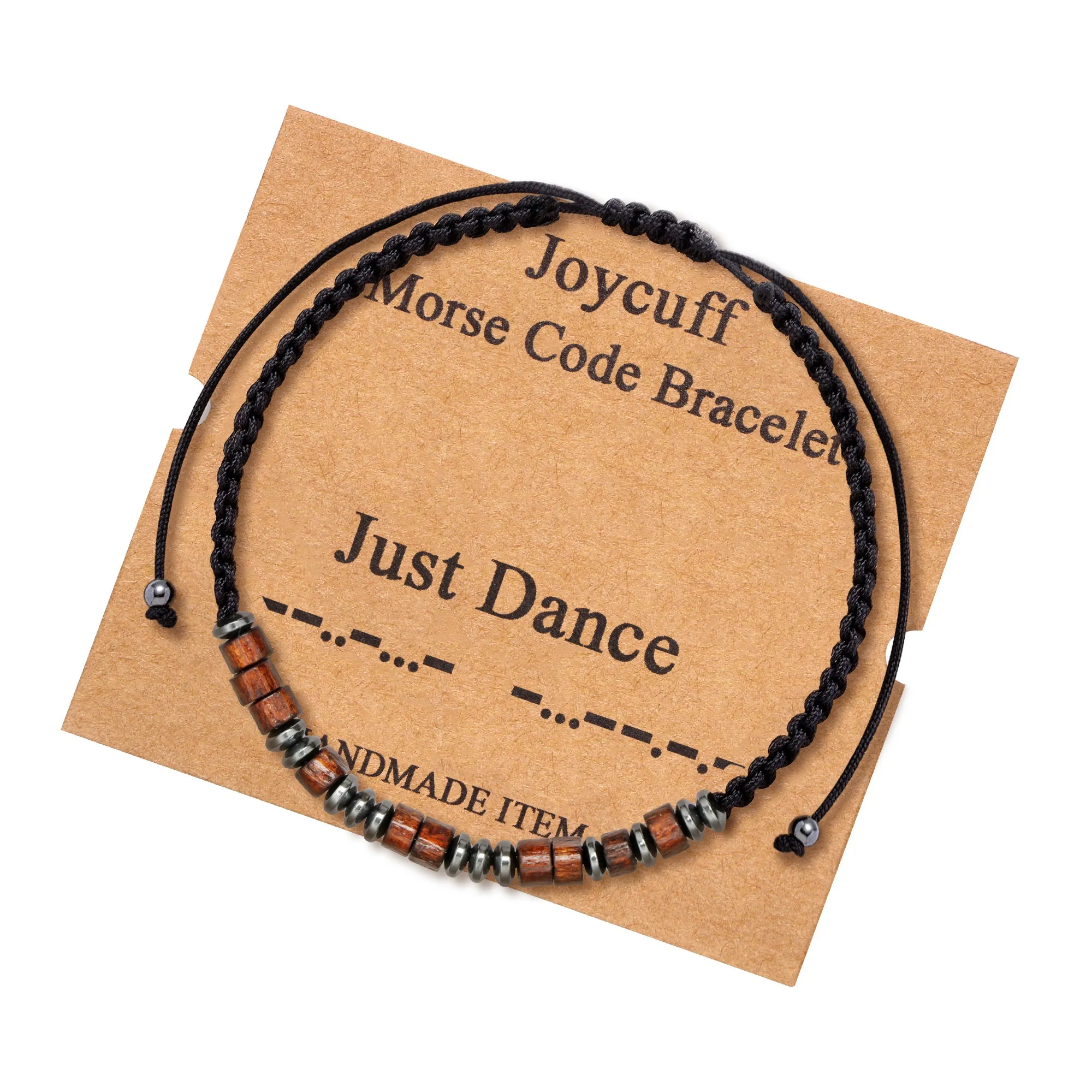 Just Dance Morse Code Bracelet for Women Inspirational Gift for Her
