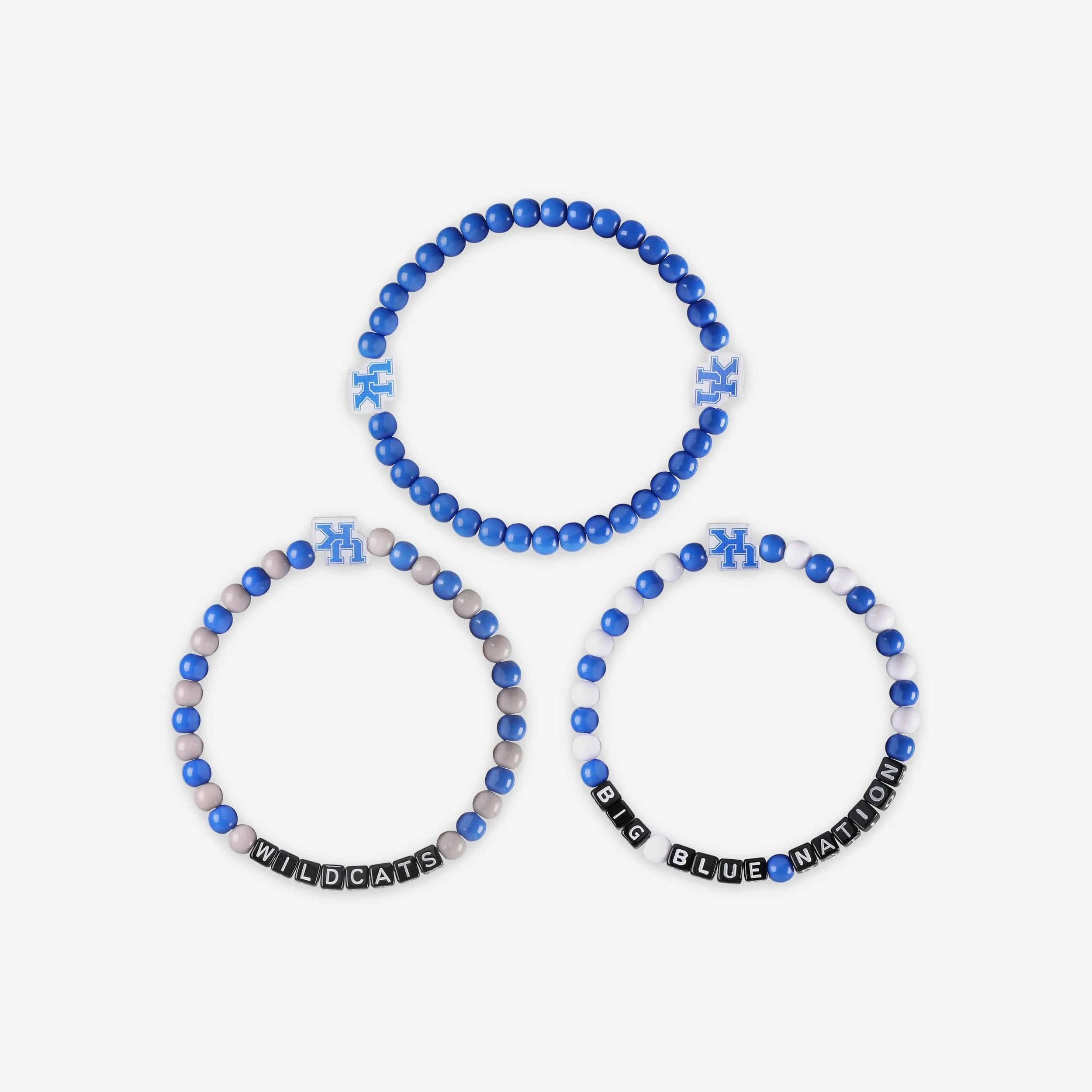 Kentucky Wildcats 3 Pack Beaded Friendship Bracelet