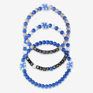 Kentucky Wildcats 3 Pack Beaded Friendship Bracelet