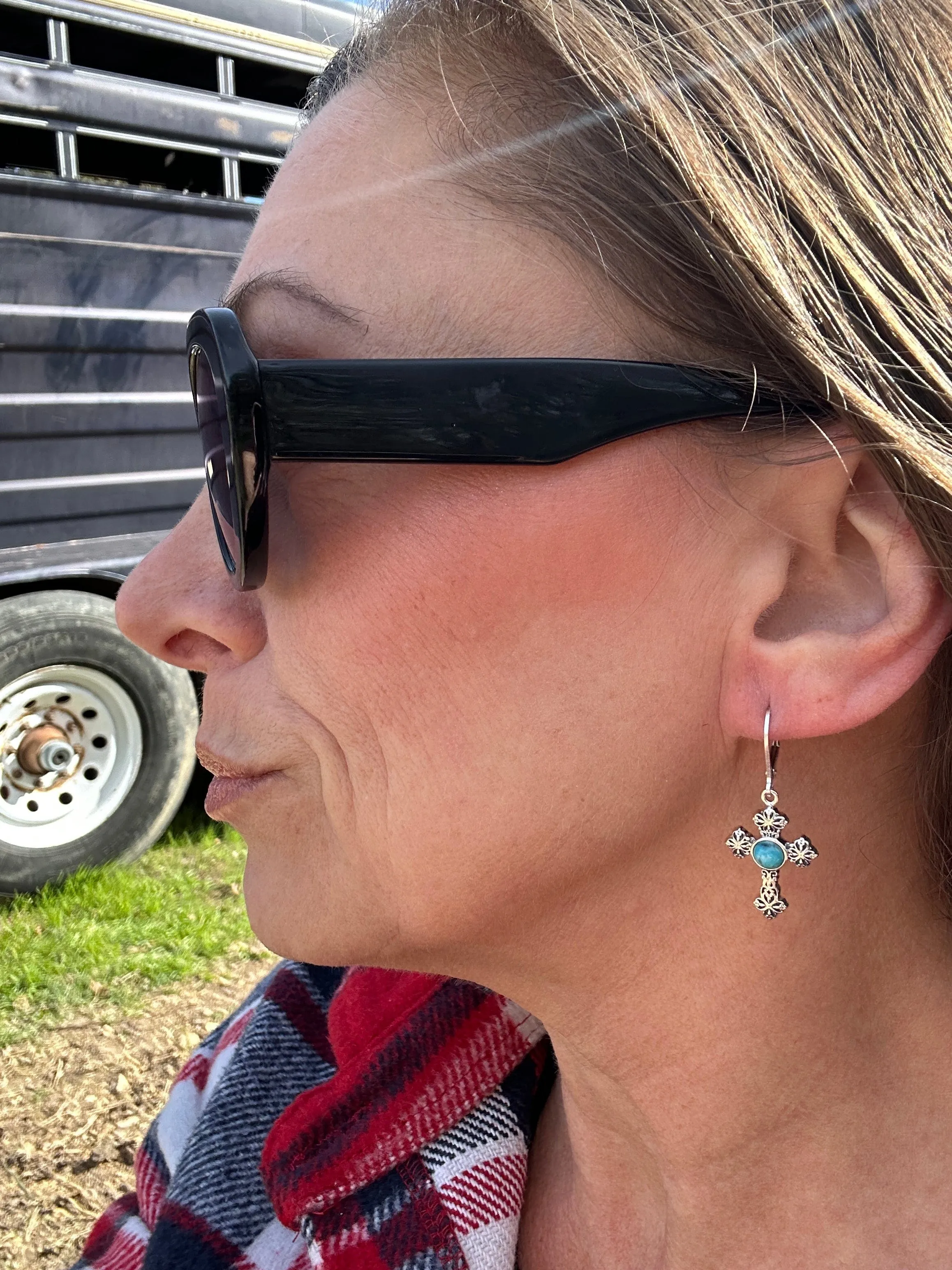 Kingman Cross Earrings