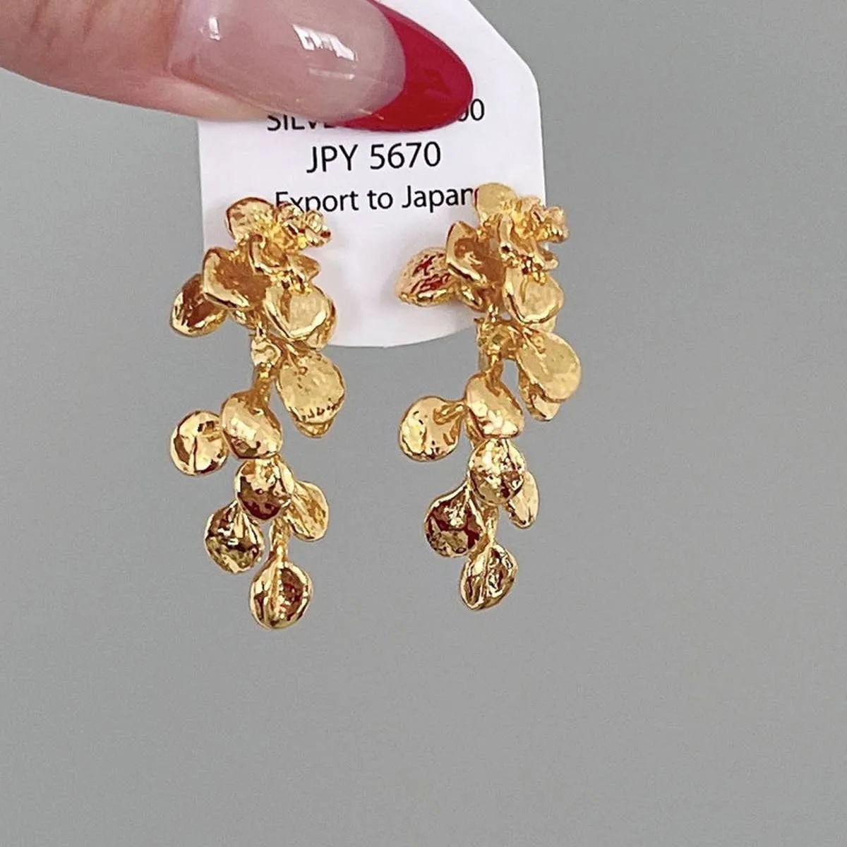 Leaf Tassel Earring