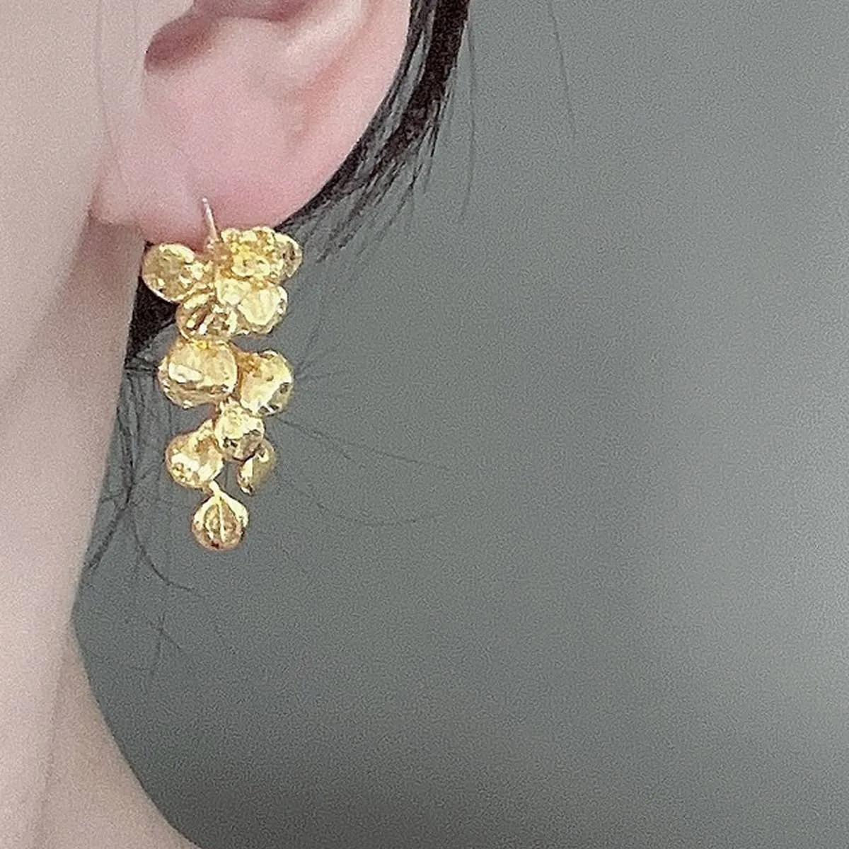 Leaf Tassel Earring