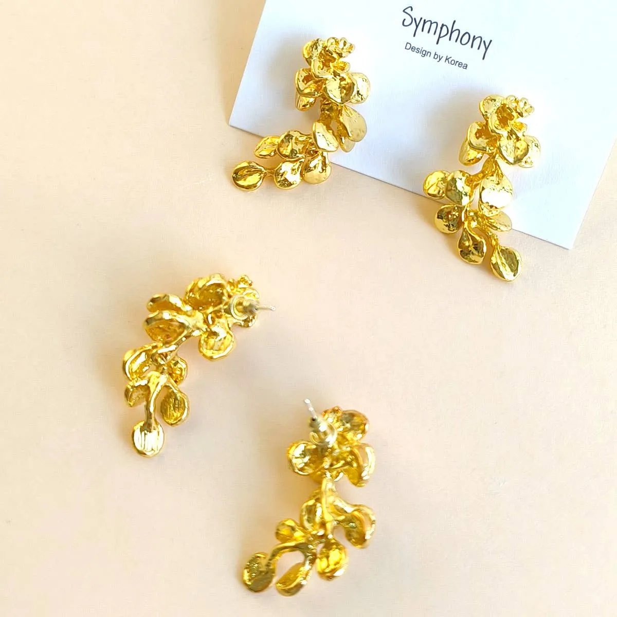 Leaf Tassel Earring