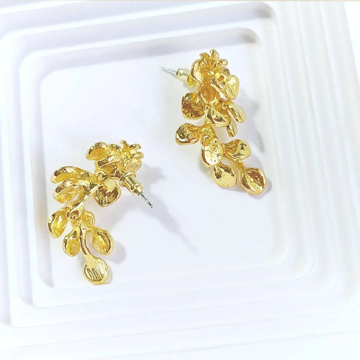 Leaf Tassel Earring