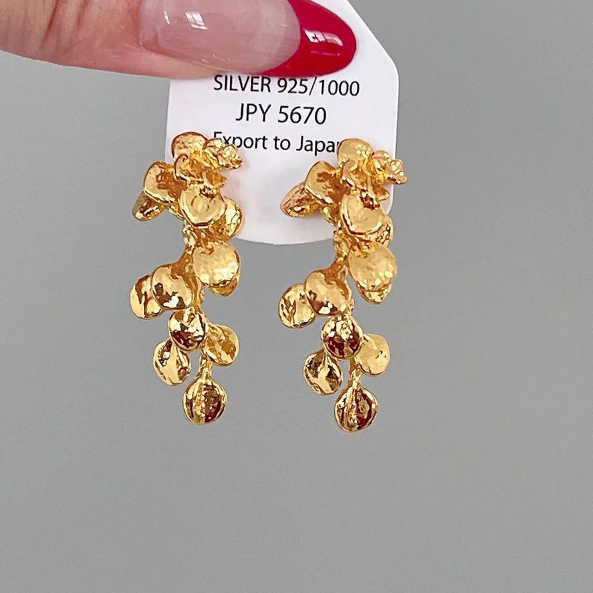 Leaf Tassel Earring