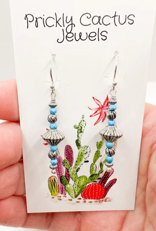 Logan Earrings - Turquoise