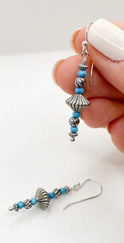 Logan Earrings - Turquoise