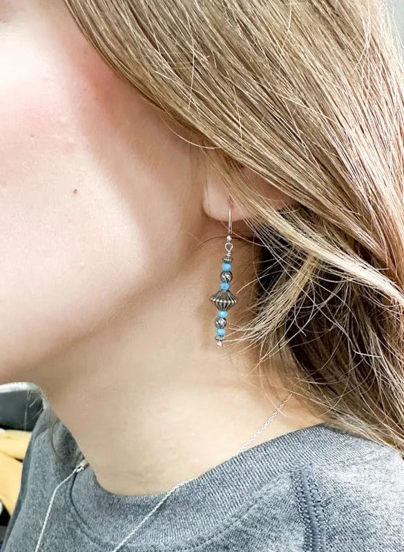 Logan Earrings - Turquoise
