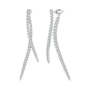 Long Tassel Two Piece Earrings