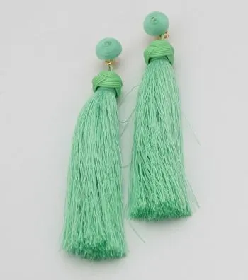 Long Thread  Tassel  Fringe Earrings.