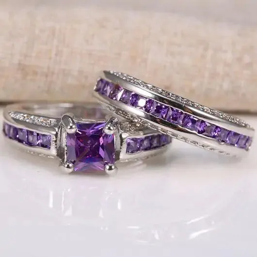 Luxury Pink Purple Ring