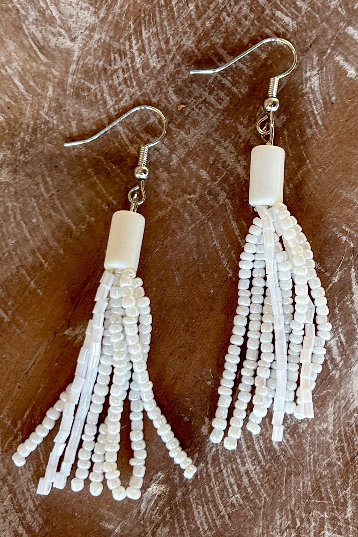 Lyric Earring in Off White