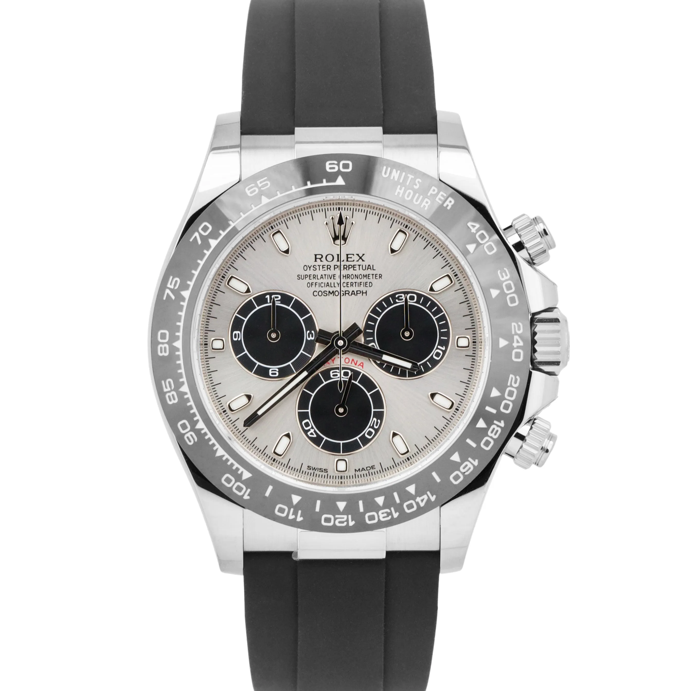 MAY 2023 PAPERS Rolex Daytona 18K White Gold Silver Black 40mm 116519 LN B P