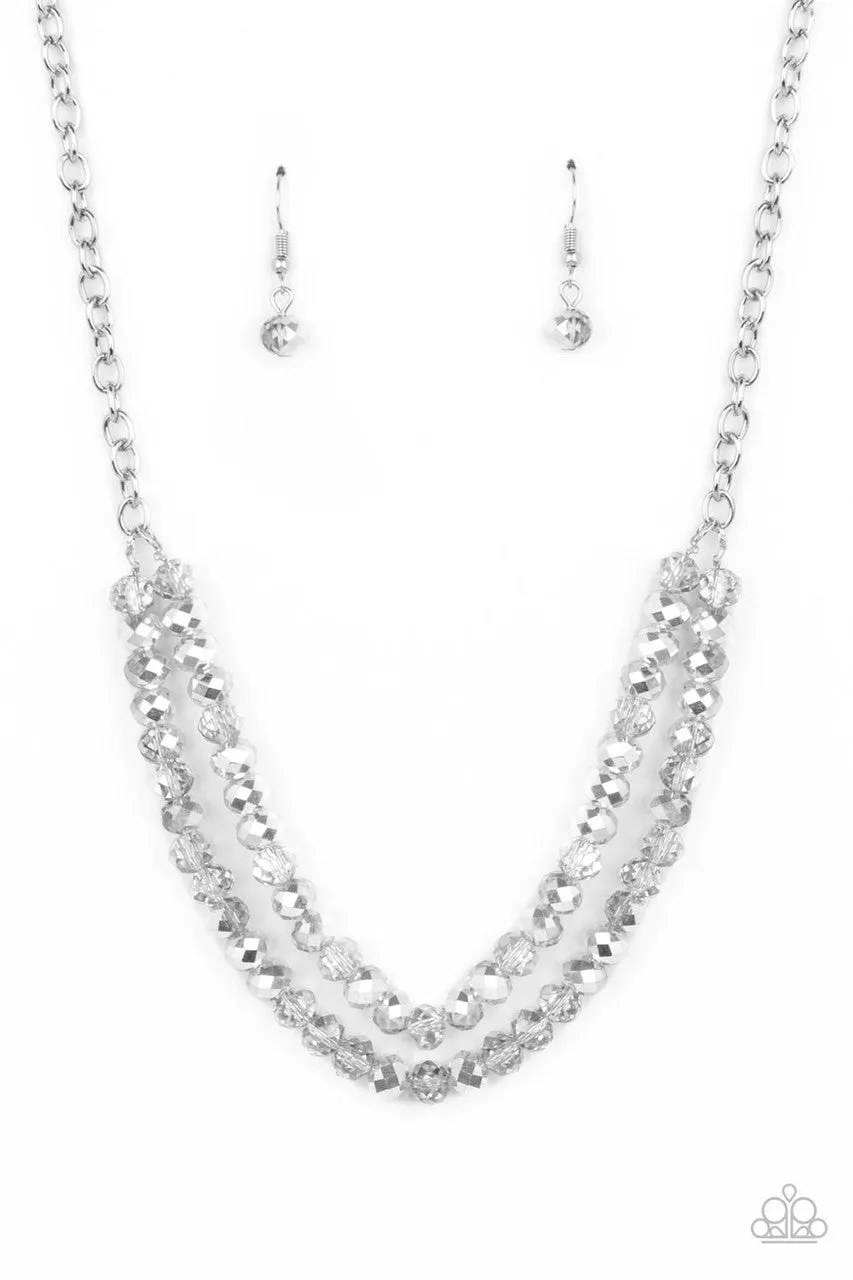 May the FIERCE Be with You Silver Paparazzi Necklace