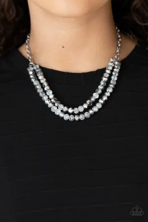May the FIERCE Be with You Silver Paparazzi Necklace