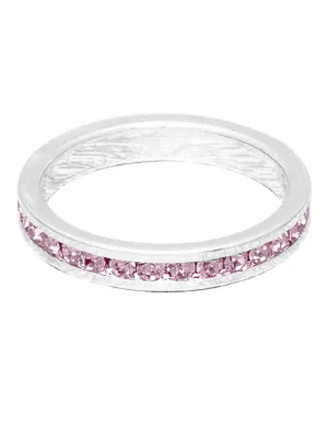 Maya J Birthstone Ring - Silver June
