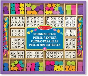 Melissa & Doug 13774 Created by Me! Alphabet Beads Wooden Bead Kit