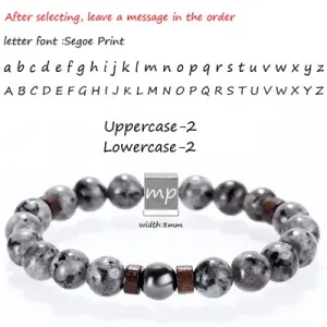 Men Stone And Wooden charm bracelet