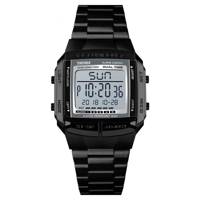 Men's Stainless Steel Sports Watch