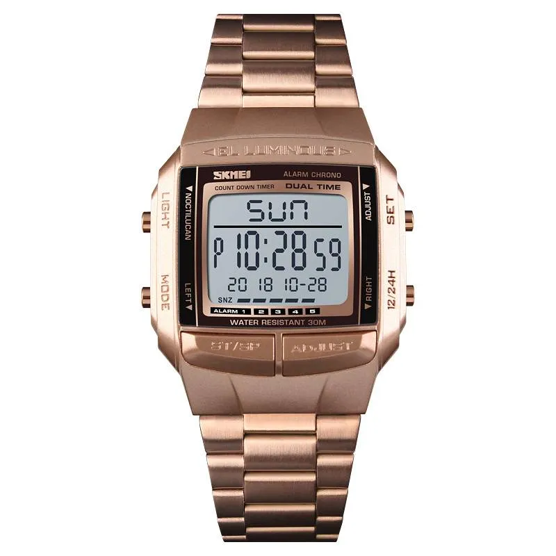 Men's Stainless Steel Sports Watch