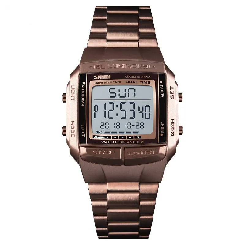 Men's Stainless Steel Sports Watch