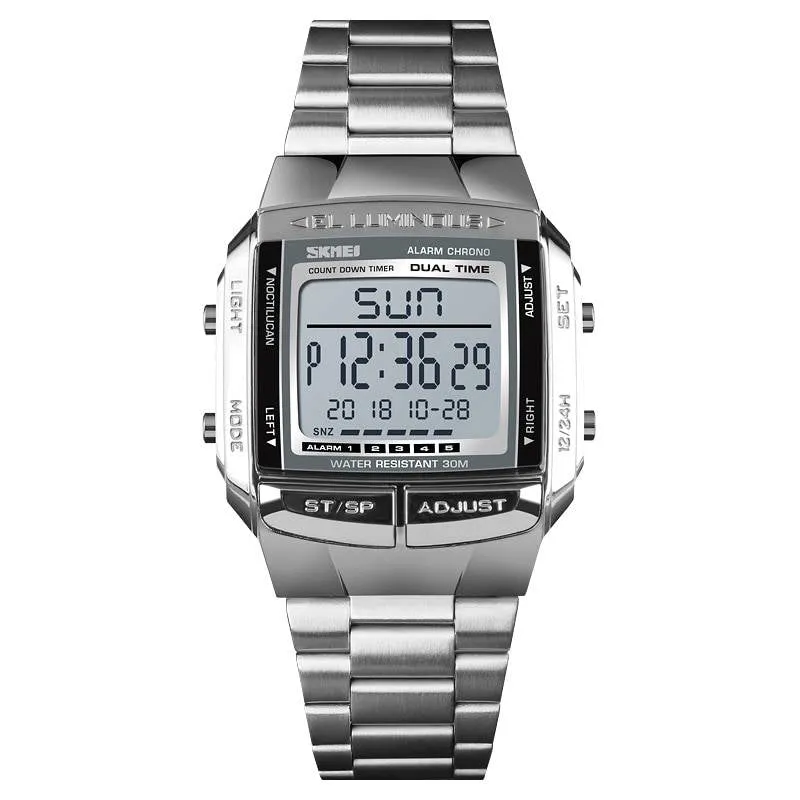 Men's Stainless Steel Sports Watch