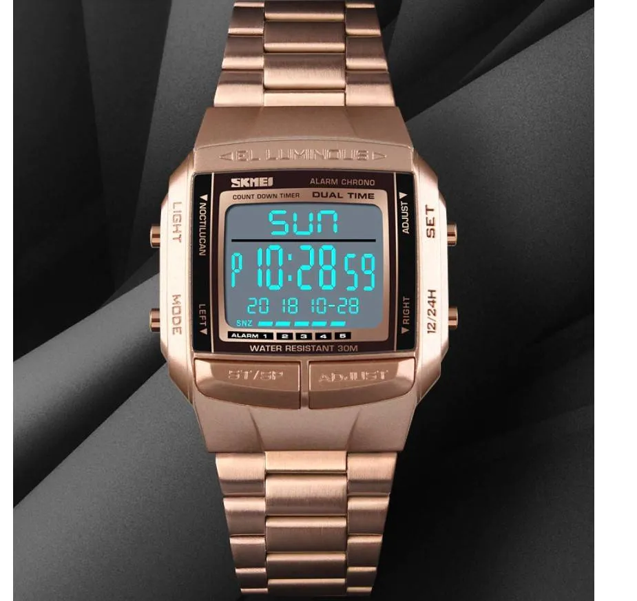 Men's Stainless Steel Sports Watch