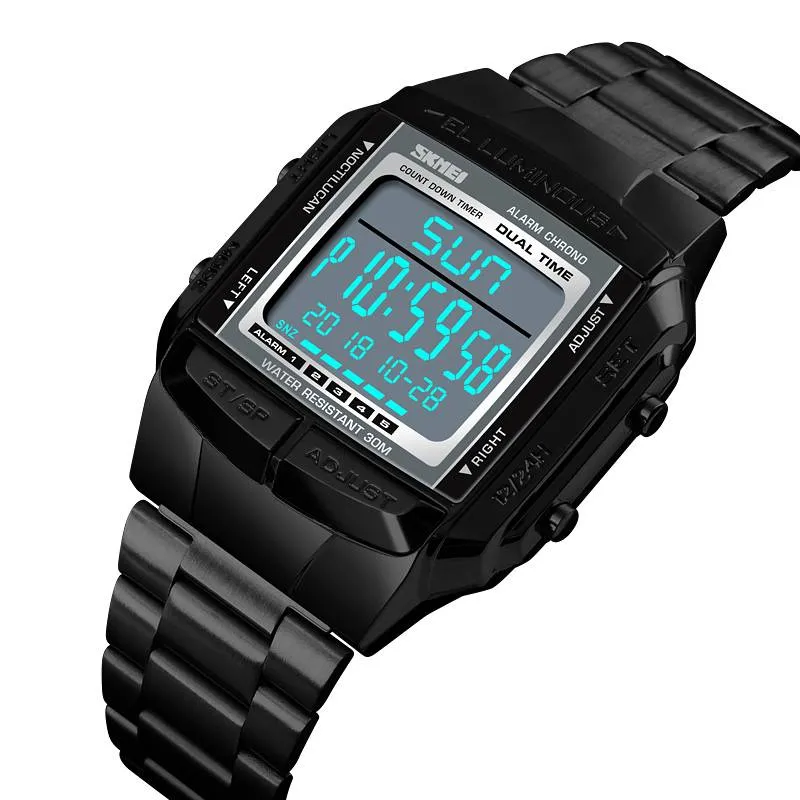 Men's Stainless Steel Sports Watch