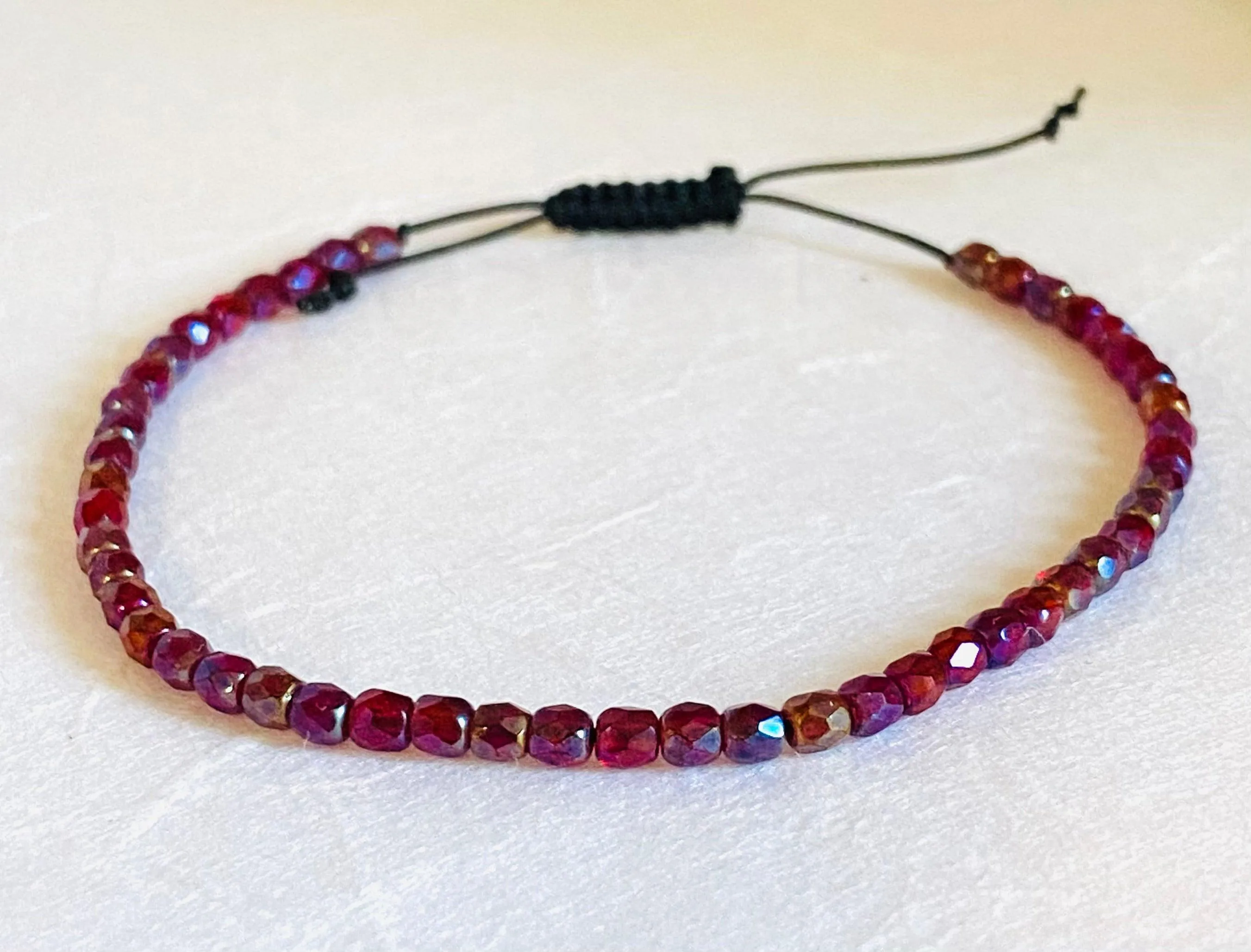Micro Adjustable Friendship Bracelet/Glass Friendship Bracelet-