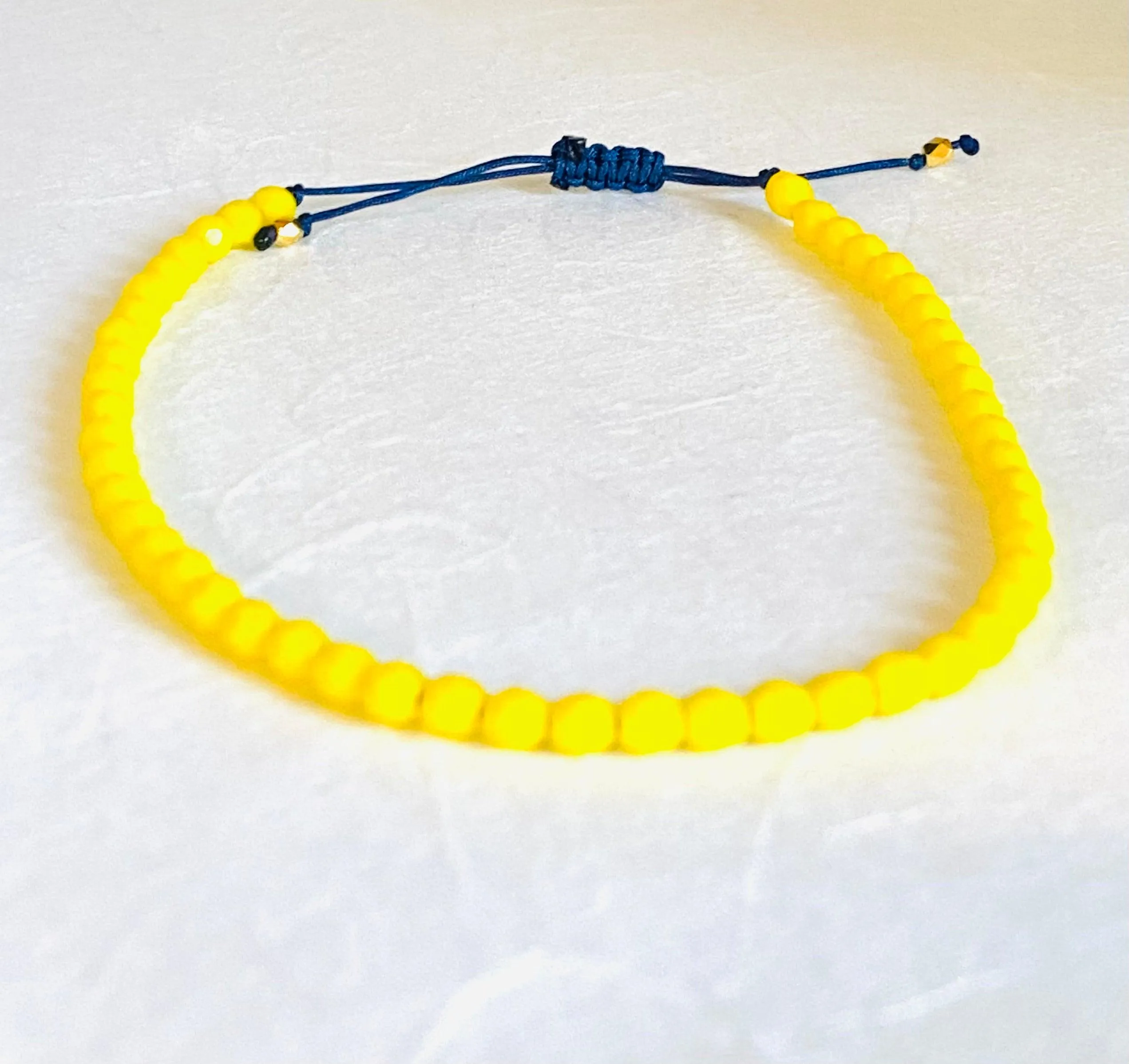 Micro Adjustable Friendship Bracelet/Glass Friendship Bracelet-