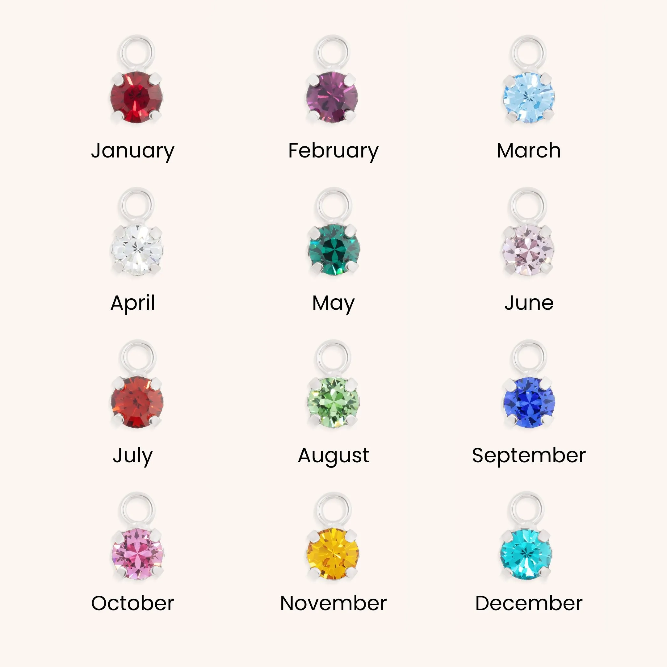 Mini Birthstone Beads Ring