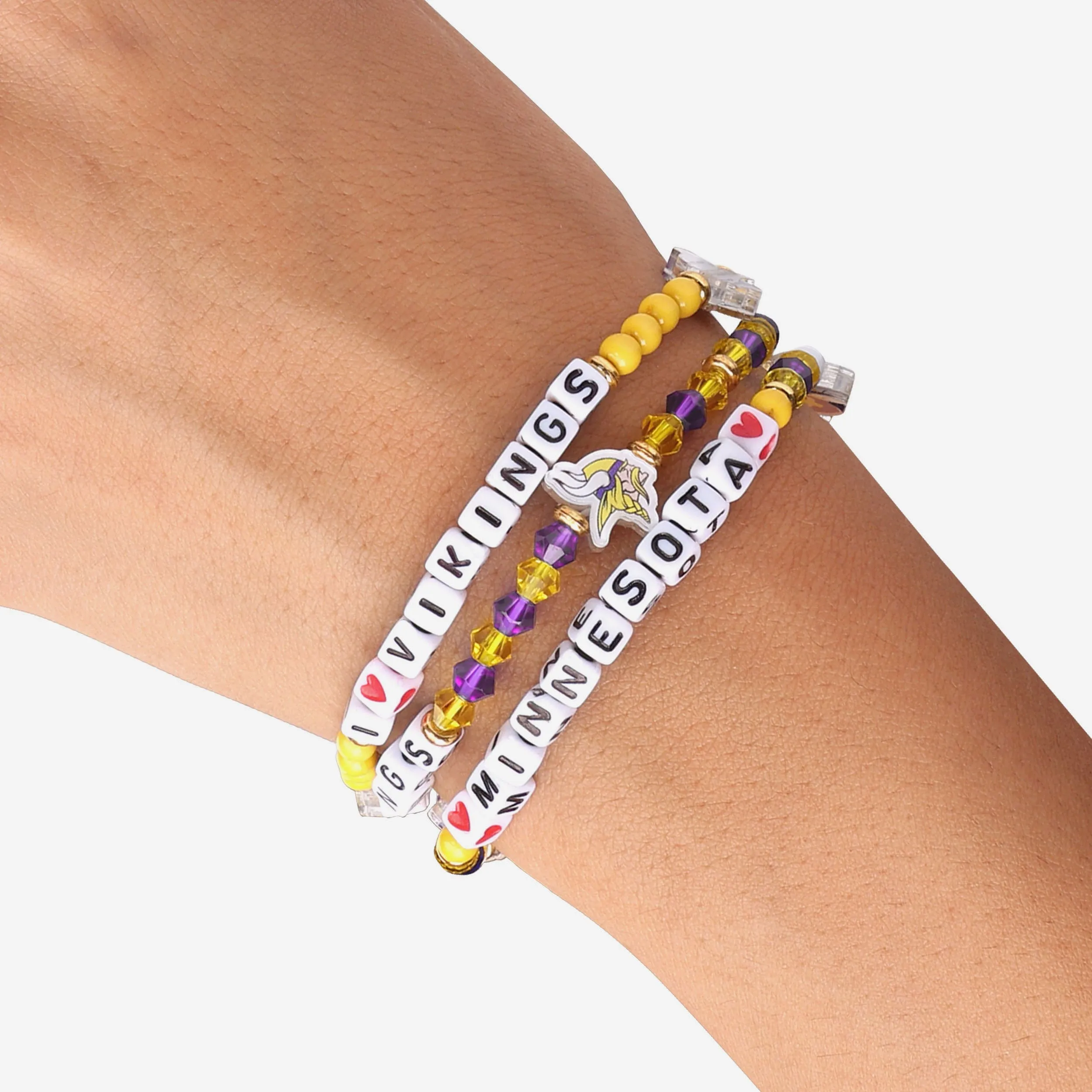Minnesota Vikings 3 Pack Friendship Bracelet