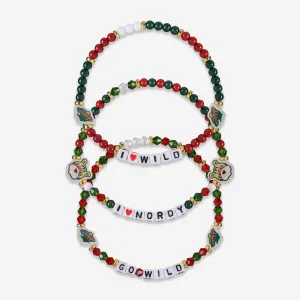Minnesota Wild 3 Pack Friendship Bracelet