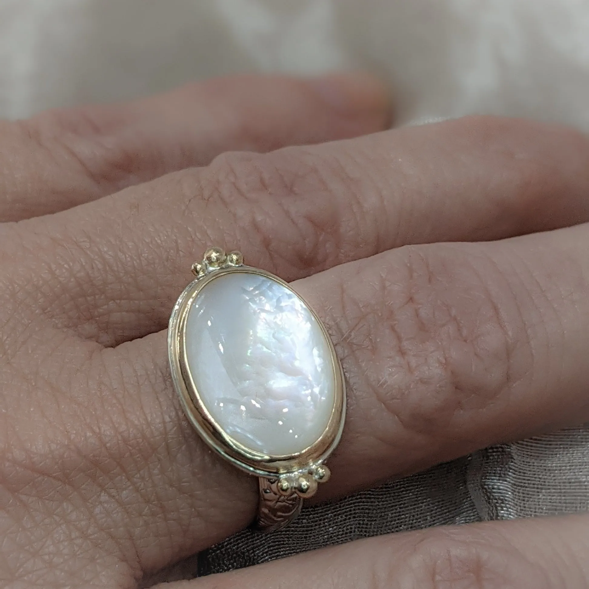 Mother of Pearl Ring