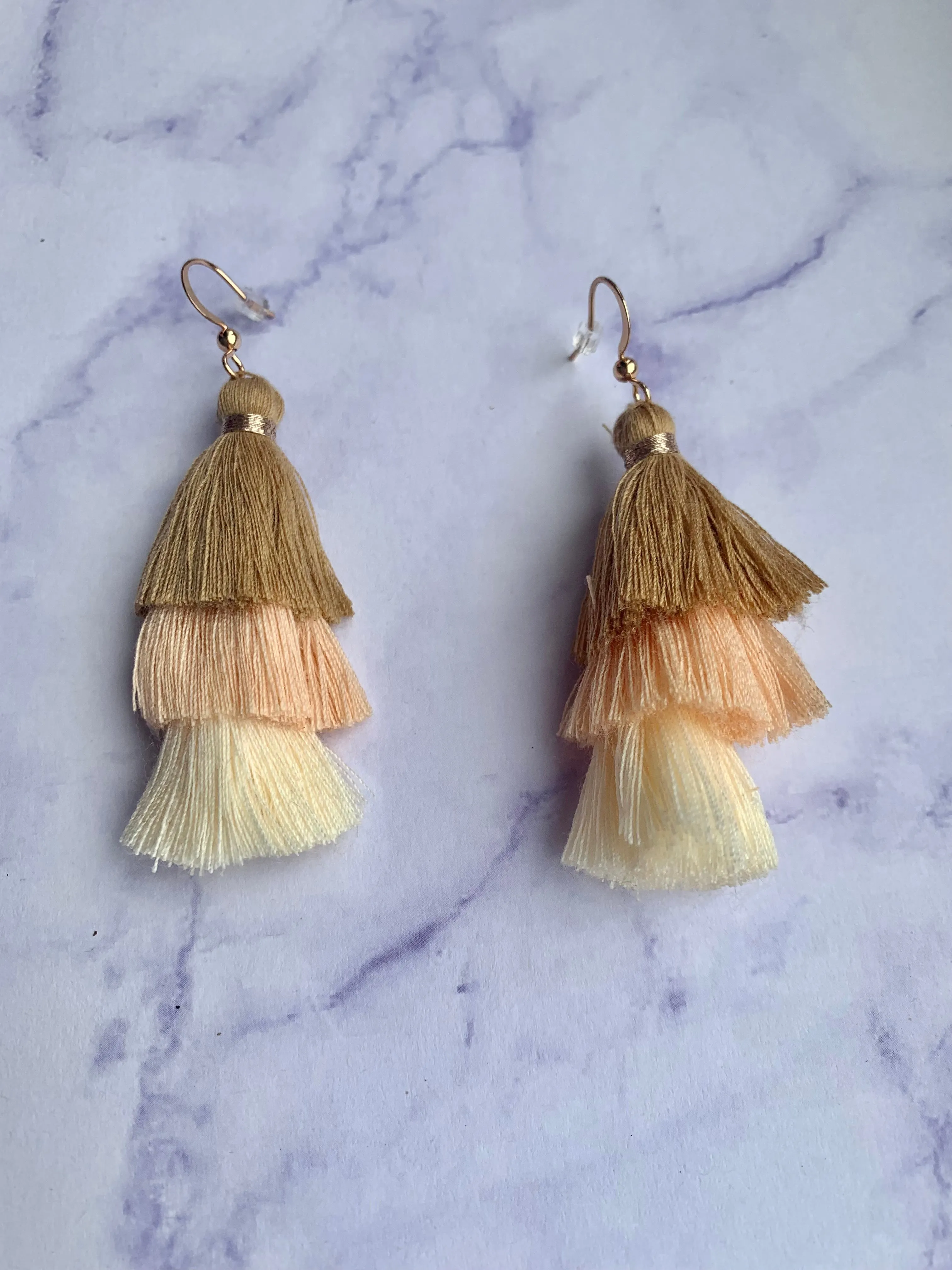Multi-layer Tassel Earrings