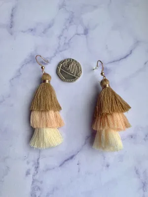 Multi-layer Tassel Earrings