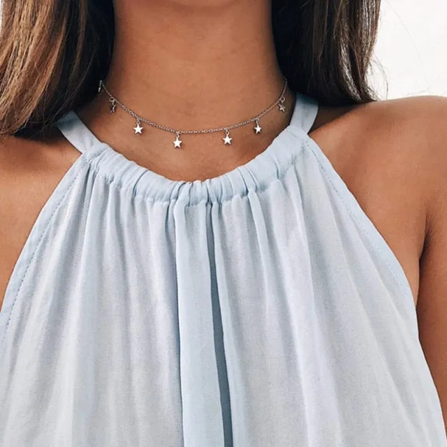 Multilayer Pendant Butterfly Necklace