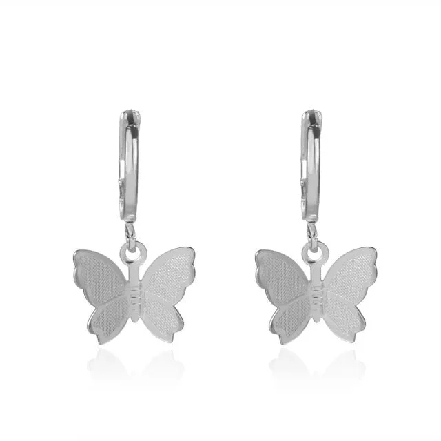 Multilayer Pendant Butterfly Necklace