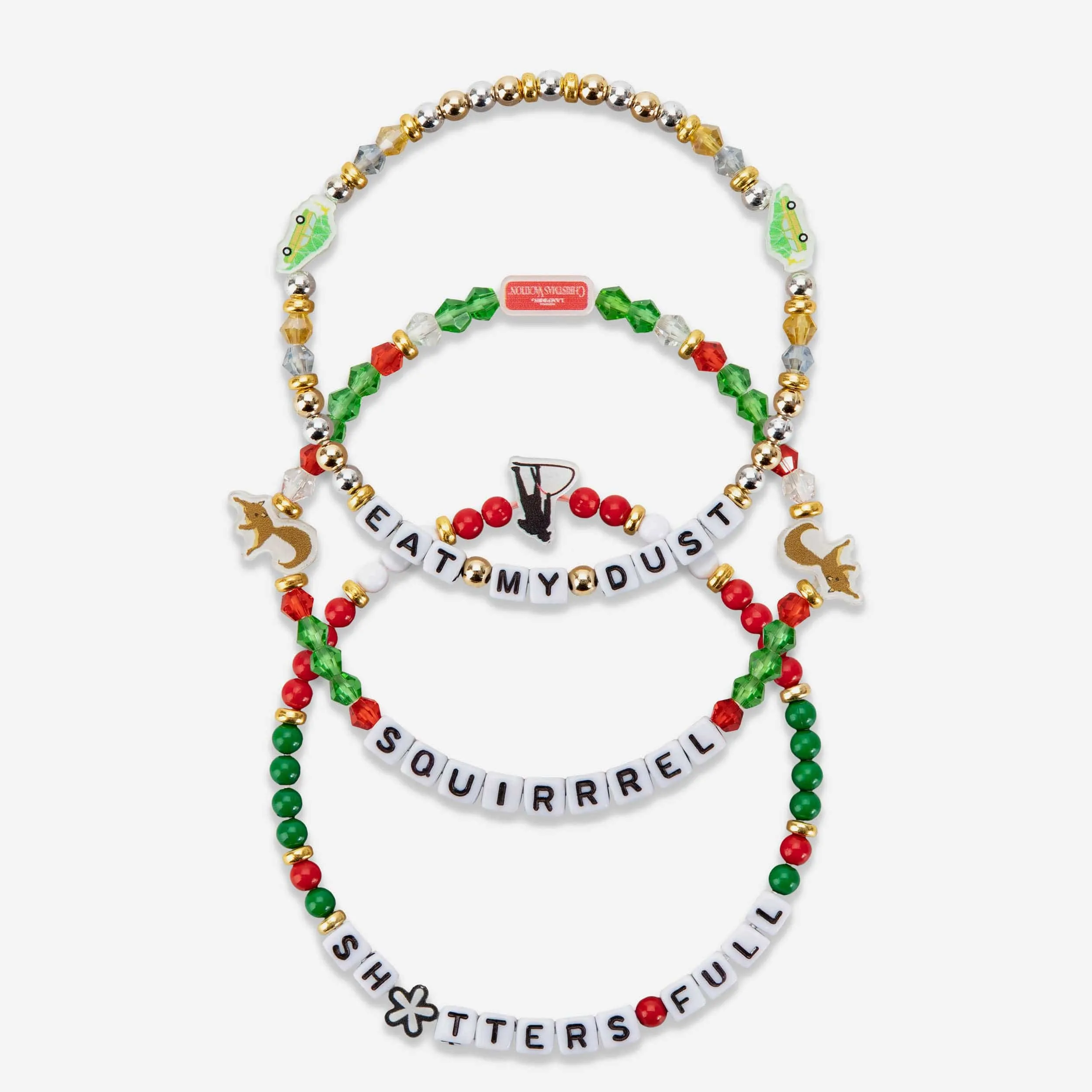 National Lampoons Christmas Vacation 3 Pack Friendship Bracelet