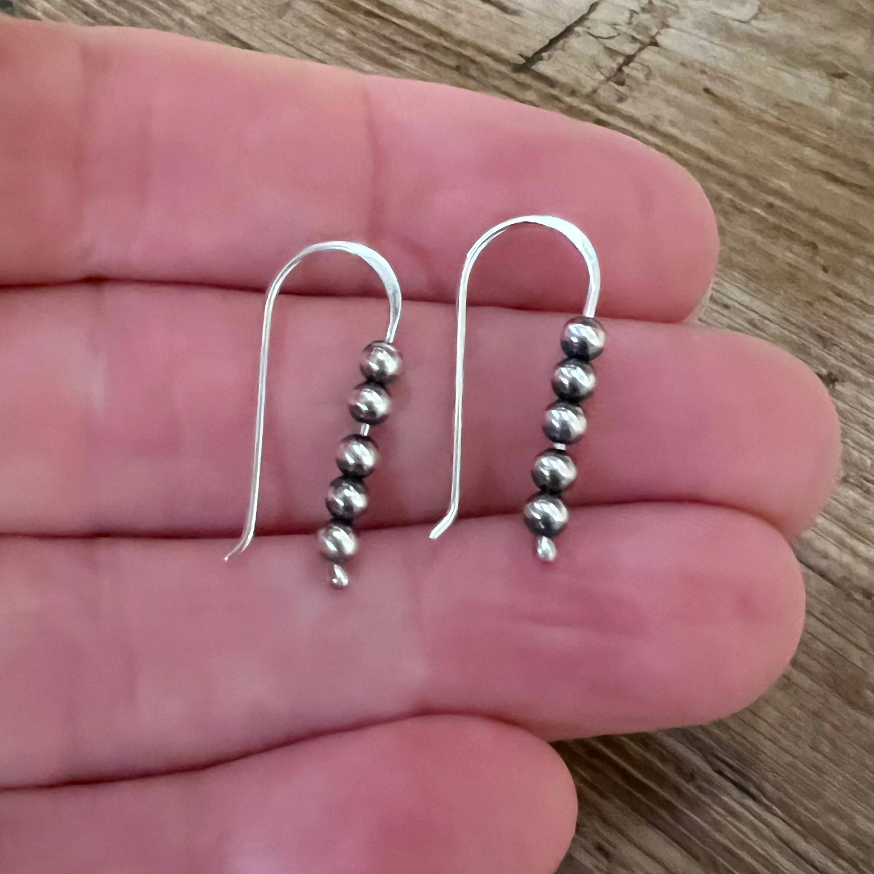 Navajo Pearl Dangle Earrings