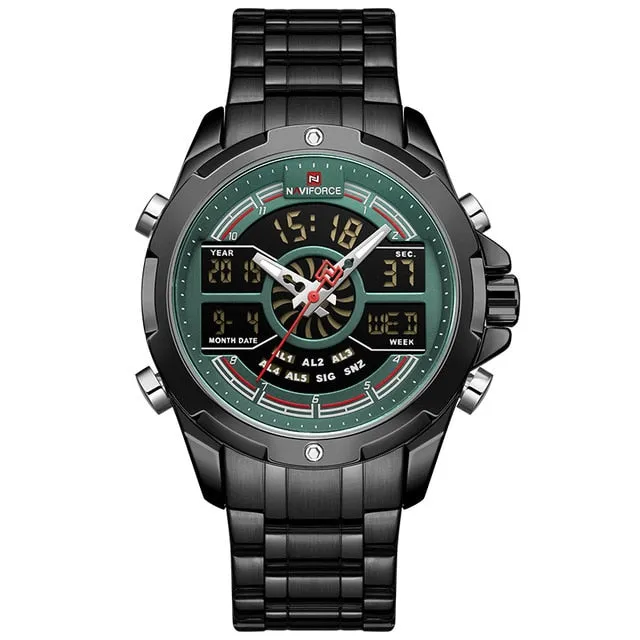 NAVIFORCE Men Watch Top Luxury Brand Waterproof Business Quartz Watches Men’s Military Sports Male Clock Date Relogio Masculino