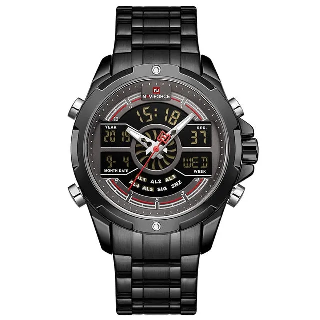 NAVIFORCE Men Watch Top Luxury Brand Waterproof Business Quartz Watches Men’s Military Sports Male Clock Date Relogio Masculino
