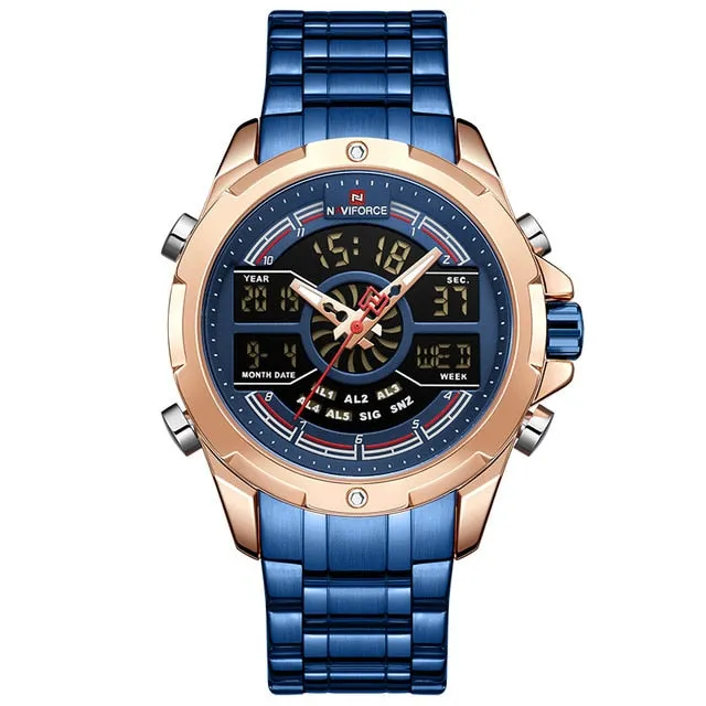 NAVIFORCE Men Watch Top Luxury Brand Waterproof Business Quartz Watches Men’s Military Sports Male Clock Date Relogio Masculino