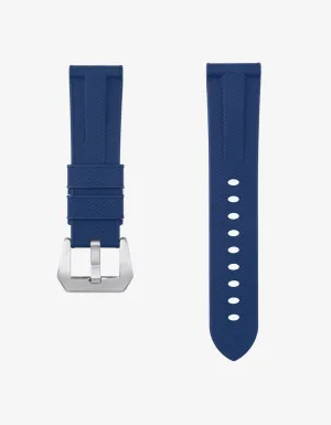 Navy Blue Vertech FKM Rubber Strap for Panerai 22mm, 24mm & 26mm