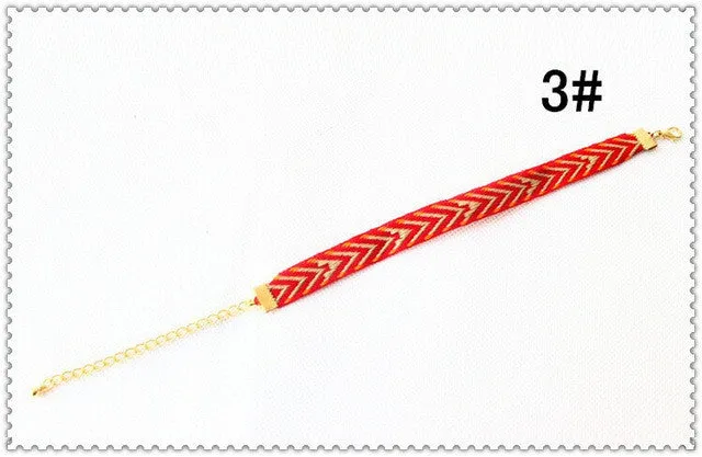 New fashion jewelry Bohemian style Weave charm friendship bracelet for women girl lovers' B3098