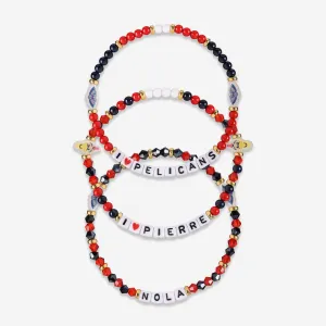 New Orleans Pelicans 3 Pack Friendship Bracelet