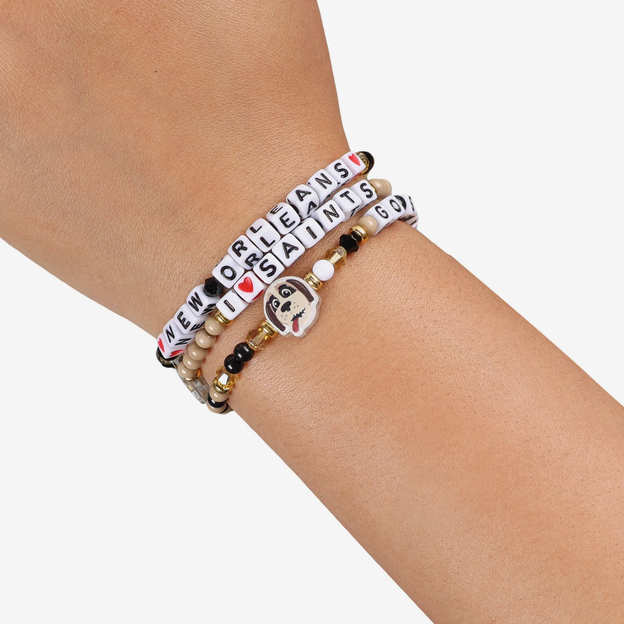 New Orleans Saints 3 Pack Friendship Bracelet