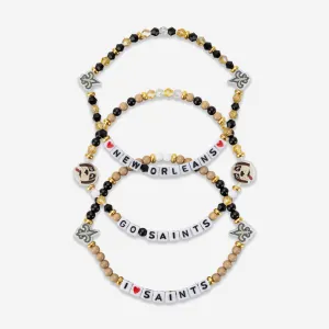 New Orleans Saints 3 Pack Friendship Bracelet